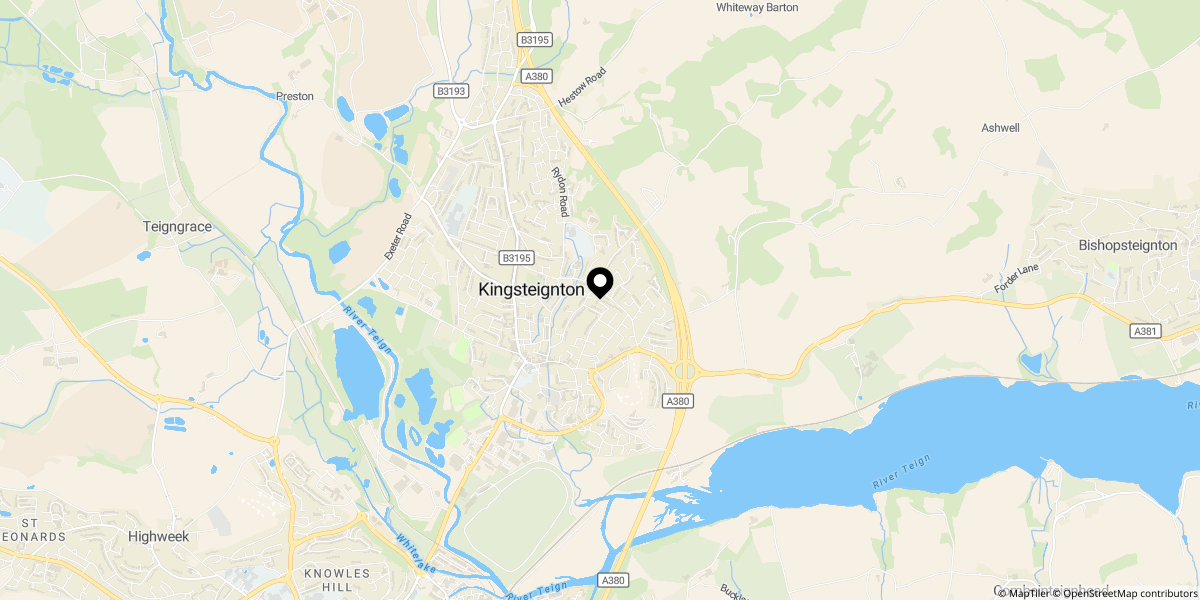 Approximate location of Longfield Avenue, Kingsteignton, Newton Abbot, TQ12 3RA